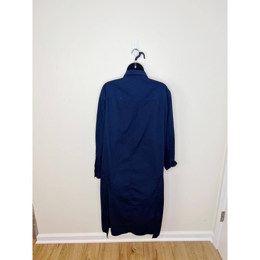 COS Navy Long-Sleeve Midi Shirt Dress - Picture 5 of 9
